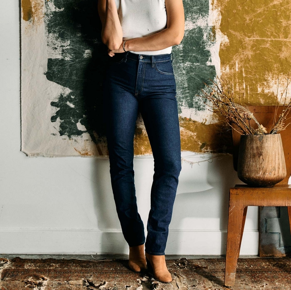 Elizabeth Indigo High rise jeans